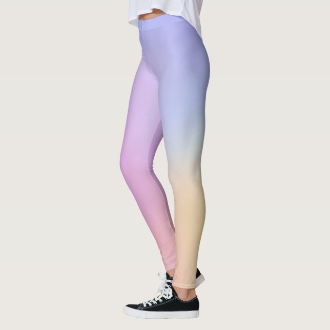 Leggings arc-en-ciel bohème féminin tendance : élé (Gauche)