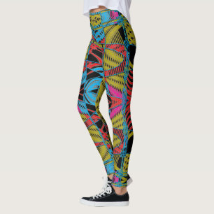 Leggings Arc-en-ciel lacé
