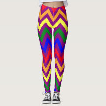 Leggings arc-en-ciel, Leggings colorés pour femmes