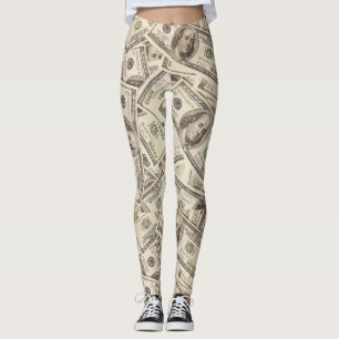 Leggings Argent à cent dollars