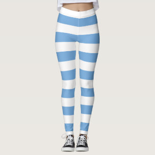 Leggings Argentine Couleurs du drapeau national Horizontal