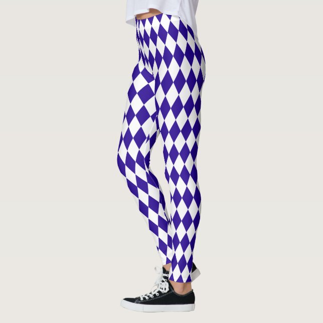 Leggings Arlequin bleu Ultramarine (Gauche)