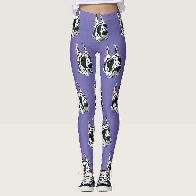 Leggings Arlequin Great Dane (Devant)