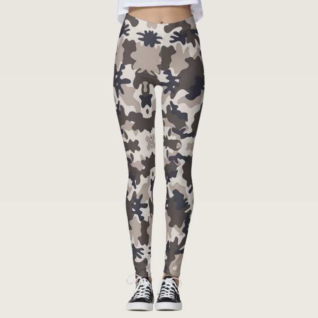 Leggings Armée de camouflage (Devant)