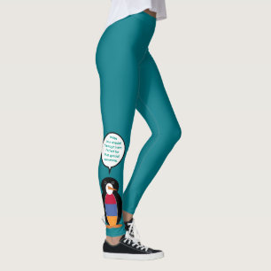 Leggings Armenia Ms Penguin parle Personnalisé 
