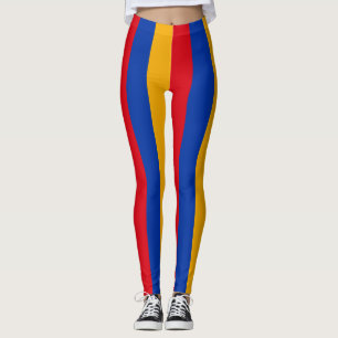 Leggings Arménie Couleurs du drapeau national Verticalement