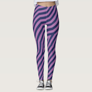 Leggings Arrière - plan de bandes diagonales symétriques 11