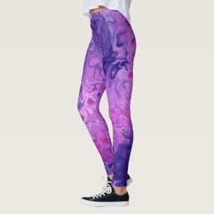 Leggings Arrière - plan Violet Et Rose