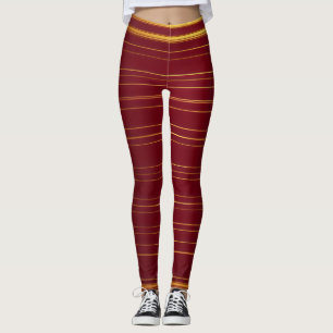 Leggings "Arsenal de vin rouge : Précision de fabrication e