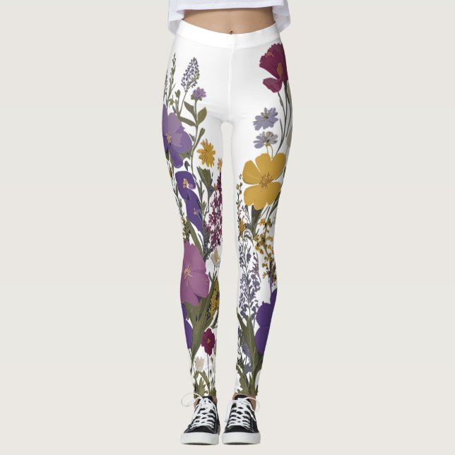 Leggings Art botanique (Devant)