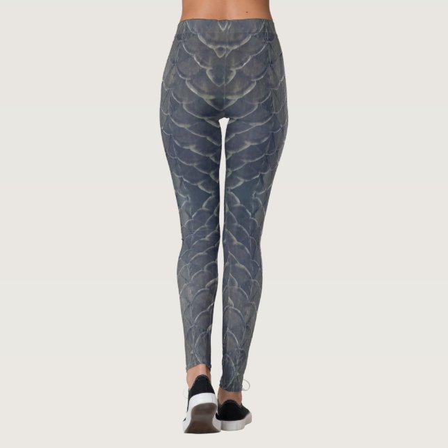 Leggings art de l'échelle de poisson (Dos)