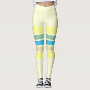 Leggings art moderne rayures