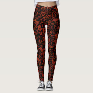 Leggings Art Motif nordique scandinave