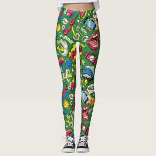 Leggings Art pop coloré