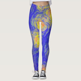 Leggings Art Popcorn