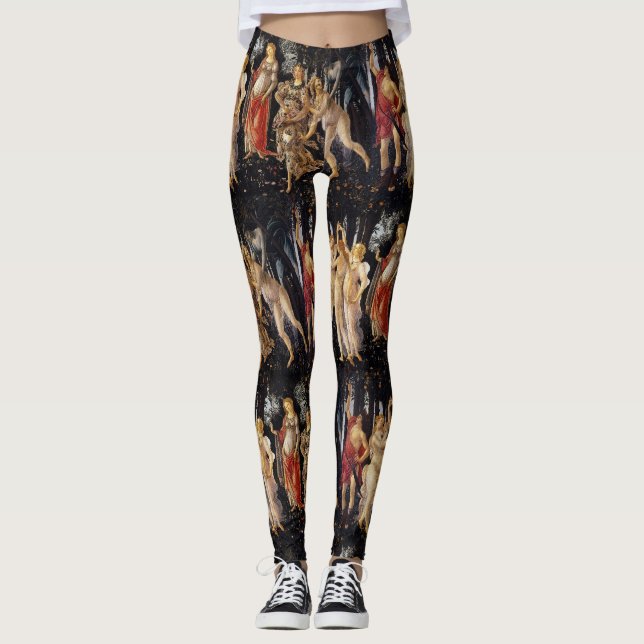 Leggings Art Renaissance - Primavera de Botticelli (Devant)