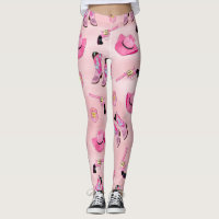 Artsy mignonne fille rose Turquoise fille aquarell