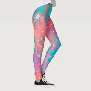 Leggings Artwork spatial Abstrait Légendes