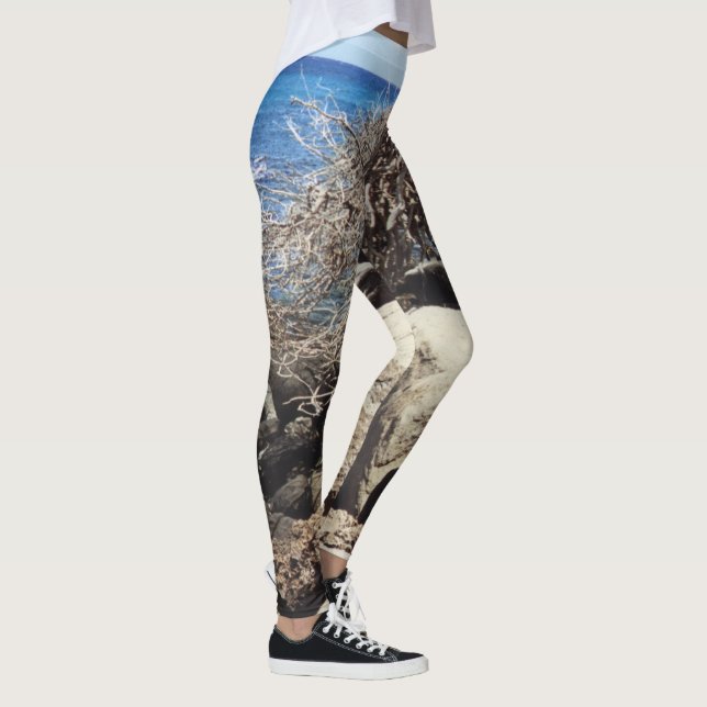 Leggings Aruba Divi Divi Arbre Et Océan (Droite)