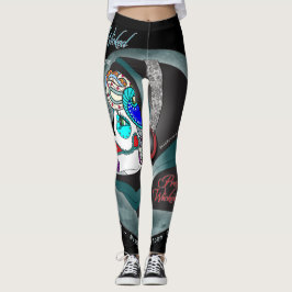 Leggings Assez mauvaise "sirène "