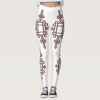 Leggings Äthiopische Habesha Kreuz Leggings – Trad
