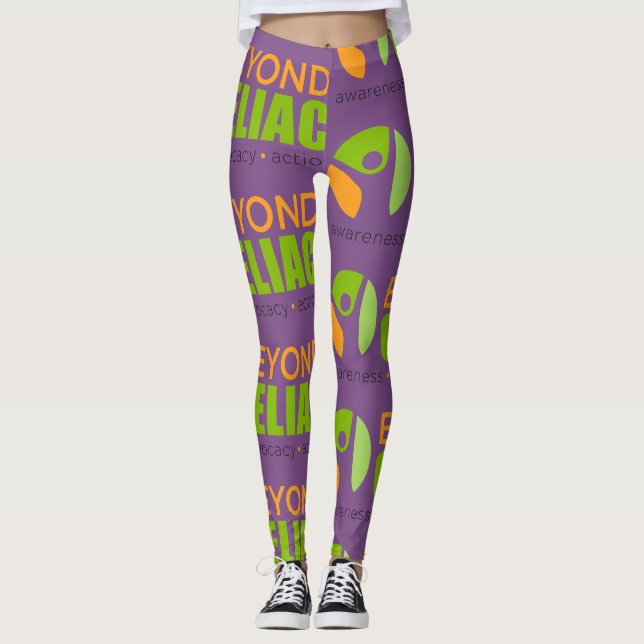 Leggings Au delà des guêtres coeliaques (Devant)