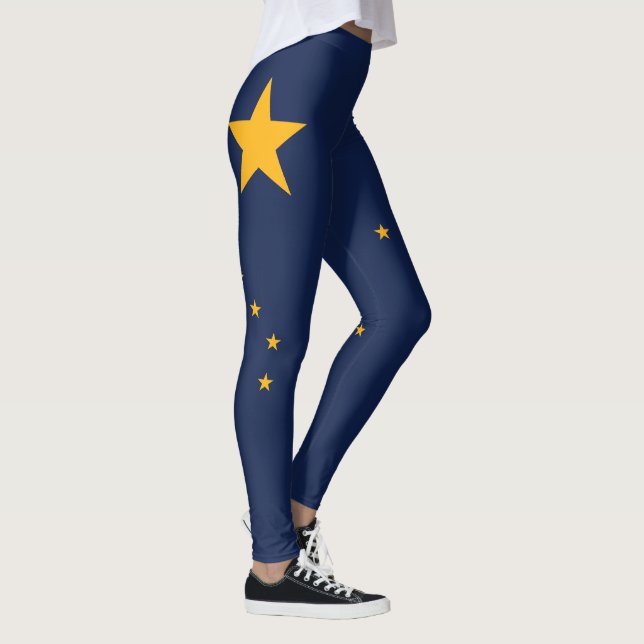 Leggings au drapeau de l'Alaska (Droite)