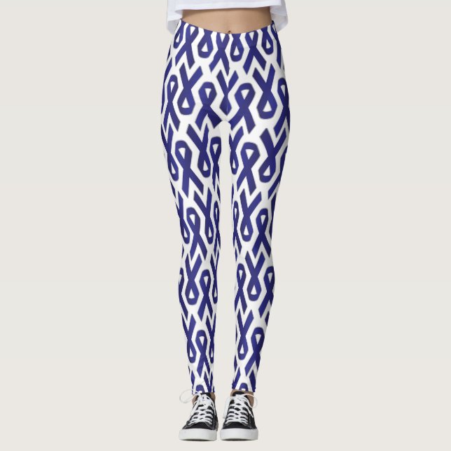 Leggings au ruban pourpre d'Alzheimer (Devant)