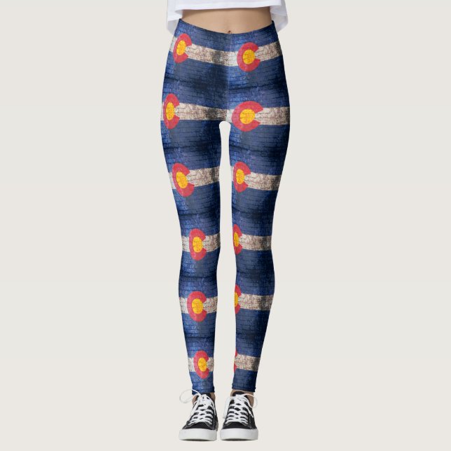 Leggings aus Colorado-Fahne (Vorderseite)