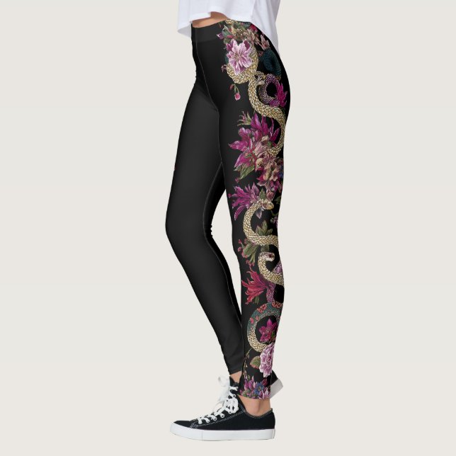 Leggings aus der Blumenschlange (Links)