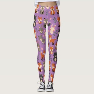 Leggings aus weißem Holz