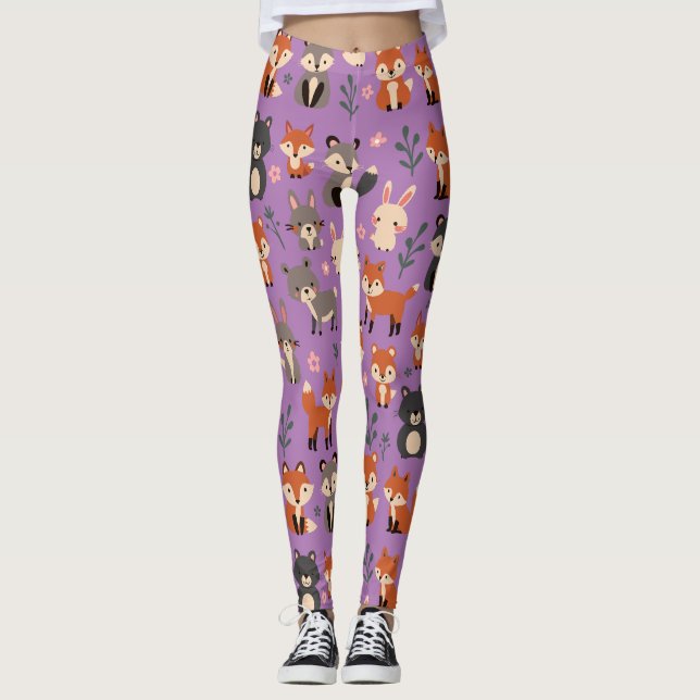 Leggings aus weißem Holz (Vorderseite)