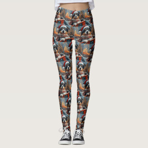 Leggings Australie Berger Dog Roller Dessous de verre Noël