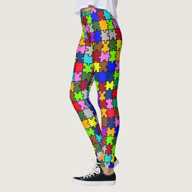 Leggings Autistic Jigsaw (Gauche)