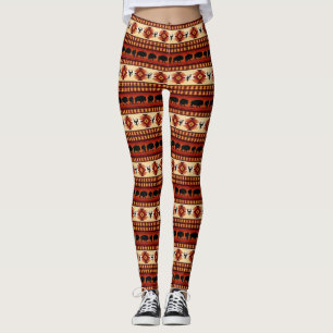 Leggings autochtones amérindiens