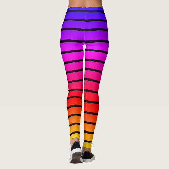 Leggings aux couleurs arc-en-ciel (Dos)