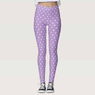 Leggings aux étoiles violettes