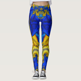 Leggings Avatar bleu Serpentine Sapphire