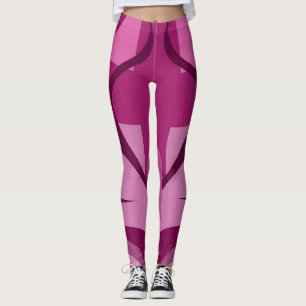 Leggings avec art décontracté bleu