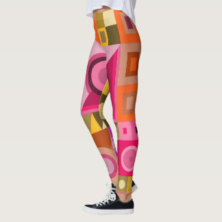Leggings avec art décontracté coloré