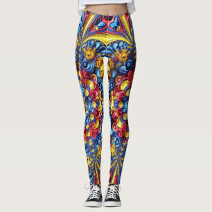 Leggings avec des couleurs roumaines design