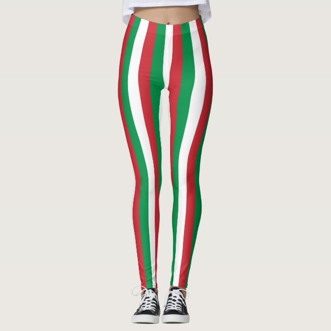 Leggings avec drapeau d'Italie (Devant)