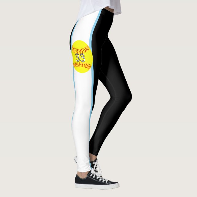 Leggings avec numéro personnalisé (Droite)
