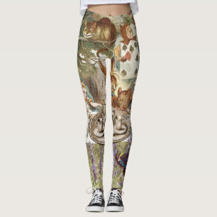 Leggings Aventures d'Alice au pays des merveilles Thé à gog