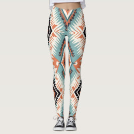 Leggings Aztec Western Tribal Grand Motif