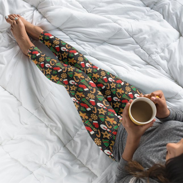 Leggings Baking Spirits Bright Gingerbread Noël Cookie (Créateur téléchargé)