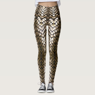 Leggings balance de dragon d'or