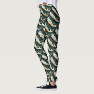 Leggings baleines à bois patiné