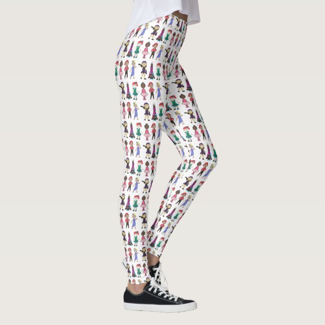 Leggings Ballet Tap Jazz Acro Hip hop Lyrical Dance Enseign (Droite)