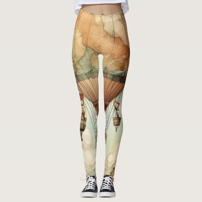 Leggings Ballon à air chaud à vapeur vintage (5) (Devant)